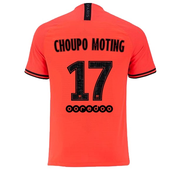JORDAN Camiseta Paris Saint Germain NO.17 Choupo Moting 2ª 2019/20 Naranja